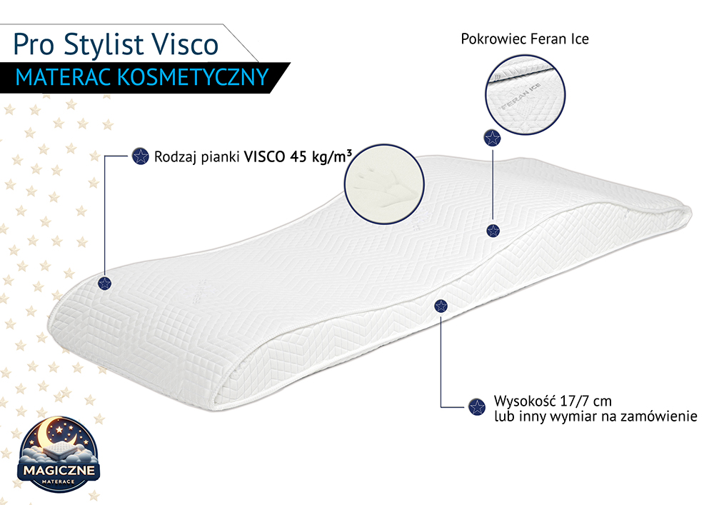 Materac Kosmetyczny Pro Stylist Visco